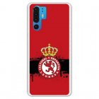 Funda Oficial Cultural Y Deportiva Leonesa Escudo Fondo Rojo Para Huawei P30 Pro