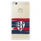 Funda Para Huawei P10 Lite Del Huesca Rayas Transparente - Licencia Oficial Sd Huesca