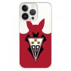 Funda Para Iphone 13 Pro Del Albacete Escudo Fondo Rojo - Licencia Oficial Albacete Balompié