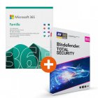Microsoft 365 Family Licença de 1 Ano Estações Ilimitadas 6 Utilizadores + Bitdefender Total Security 1 Ano 3 Dispositivos Descarga Digital