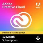 Adobe Creative Cloud All Apps Estudantes e Professores 1 Ano de Licença 1 Utilizador Descarga Digital