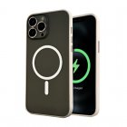 Icoveri Funda Magnética con Protector de Cámara Rosa Compatible con Magsafe para IPhone 12 Pro Max