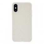 4-OK Funda Ecológica Biodegradable Blanca para iPhone X/XS