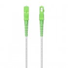 Aisens A152-0619 Latiguillo Fibra Óptica SC/APC a SC/APC Monomodo G657A2 150m Blanco