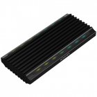 Aisens ASM2-RGB012B Caja Externa para Disco SSD M.2 SATA/NVMe USB-C