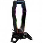 Vertux Hexarack Soporte para Auriculares Gaming RGB