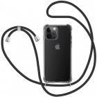Icoveri Funda con Cordón Negro para iPhone 14 Plus