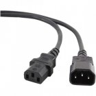 Cable De Gembird pc189 negro c13 c4 1.8m extension alimentacion 1.8 transmisin kabel zasilający iec320 c13c14 c14