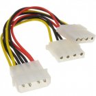 Gembird Molex 4 pinos para 2x Molex 4 pinos cabo de alimentação macho/fêmea