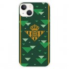 Funda para iPhone 14  Real Betis Balompié Escudo Amarillo Fondo Verde Licencia Oficial
