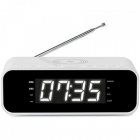 Thomson Radio Reloj Despertador con Cargador por Inducción blanco