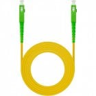 Nanocable Cable de Fibra Óptica SC/APC Monomodo G657A2 1m Amarillo