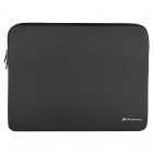 Capa de neoprene preta Phoenix Basics para laptops de até 16"