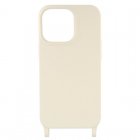 Funda Ultra Suave Colgante Para Iphone 13 Pro Beige