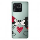 Funda para Xiaomi Redmi 10C Oficial de Disney Mickey y Minnie Beso Clásicos Disney