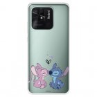 Funda para Xiaomi Redmi 10C Oficial de Disney Angel & Stitch Beso
