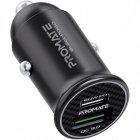 Promate Bullet-PD60 Cargador para Coche Dual USB-C 60W QC 3.0