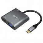 Aisens A109-0626 Adaptador USB-C para HDMI/VGA/USB-C/USB 3.0 15cm Cinzento