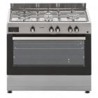 Corberó CCSF9422X Cocina Gas Butano 4 Zonas + Horno a Gas 96L Acero Inoxidable