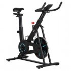 Homcom Bicicleta Estática de Spinning Negra