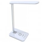 Lâmpada LED Cool Fold com base de carregamento sem fio Qi branca