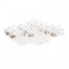 NANOCABLE Organizzatore Cavi Flessibile - 2 Metri, Bianco, Diametro Max 25 Mm