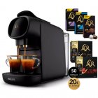 Philips L'Or Barista Cafeteira Preta + 50 Cápsulas
