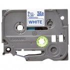 Brother Cinta Laminada para Rotuladora Electrónica TZE223 Azul sobre Blanco