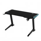Ksix Escritorio Gaming LED RGB con Altura Regulable Motorizada 72-121cm Negro