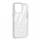 Avizar Funda Magsafe con Círculo Magnético Transparente para iPhone 14 Pro