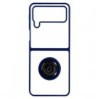Avizar Funda Bimaterial Anillo Metálico para Samsung Galaxy Z Flip 4