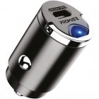 Promate Bullet-PD20 Cargador de Coche Ultrarápido USB-C 20W Negro