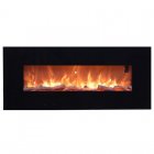 Sined Caminetto Stelvio Chimenea Eléctrica Mural 1500W Negra