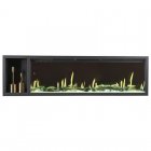 Sined Caminetto Stromboli Chimenea de Pared con LED de Colores 1500W