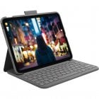 Logitech Slim Folio Capa Cinzenta com Teclado para iPad 10th Gen
