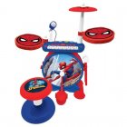 Lexibook Spider-Man Batería Luminosa con Teclado, Címbalos y Taburete