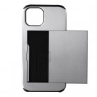Avizar Funda Defender Antigolpes Gris con Compartimento de Tarjetas Corredero para iPhone 13 Pro