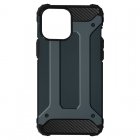Avizar Funda Defender II Híbrida con Diseño Relieve Anticaídas Gris para iPhone 13 Pro Max
