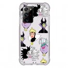 Funda Brillantina Oficial de Disney Villanas Patrón para Samsung Galaxy Note 20 Ultra
