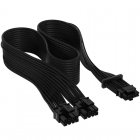Corsair Cable Premium con Fundas PCIe Gen 5 12VHPWR 600 W y 12+4 Patillas con Funda Negro