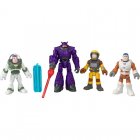 Mattel Disney Imaginext Lightyear Multipack Buzz Viajero del Tiempo Figuras de Juguete para Niños y Niñas