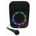 Lexibook iParty Altifalante Portátil Bluetooth com Efeitos de Luz/Microfone/Bateria Recarregável Preto