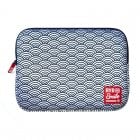 Smile Kimono Sleeve Seigaiha Sleeve para Laptop de até 14"