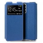 Cool Flip Cover Funda Liso Azul para Samsung M135 Galaxy M13 / A23 5G