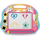 Lexibook Unicornio Pizarra Mágica Multicolor Formato A5 con Accesorios Magnéticos