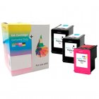 Inkpro Cartucho de Tinta Compatible con HP 301XL Negro/Tricolor Pack 3