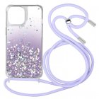 Avizar Funda Purpurina Correa Extraíble Degradado para iPhone 11 Pro Max