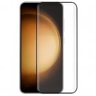 Protetor de tela de vidro temperado preto 3D legal completo para Samsung S911 Galaxy S23