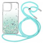 Avizar Funda Purpurina Correa Extraíble Degradado para iPhone 13 Pro