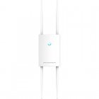Grandstream GWN7630LR Punto de Acceso Wi-Fi 1733Mbps Largo Alcance para Exteriores Dual Band MU-MIMO PoE